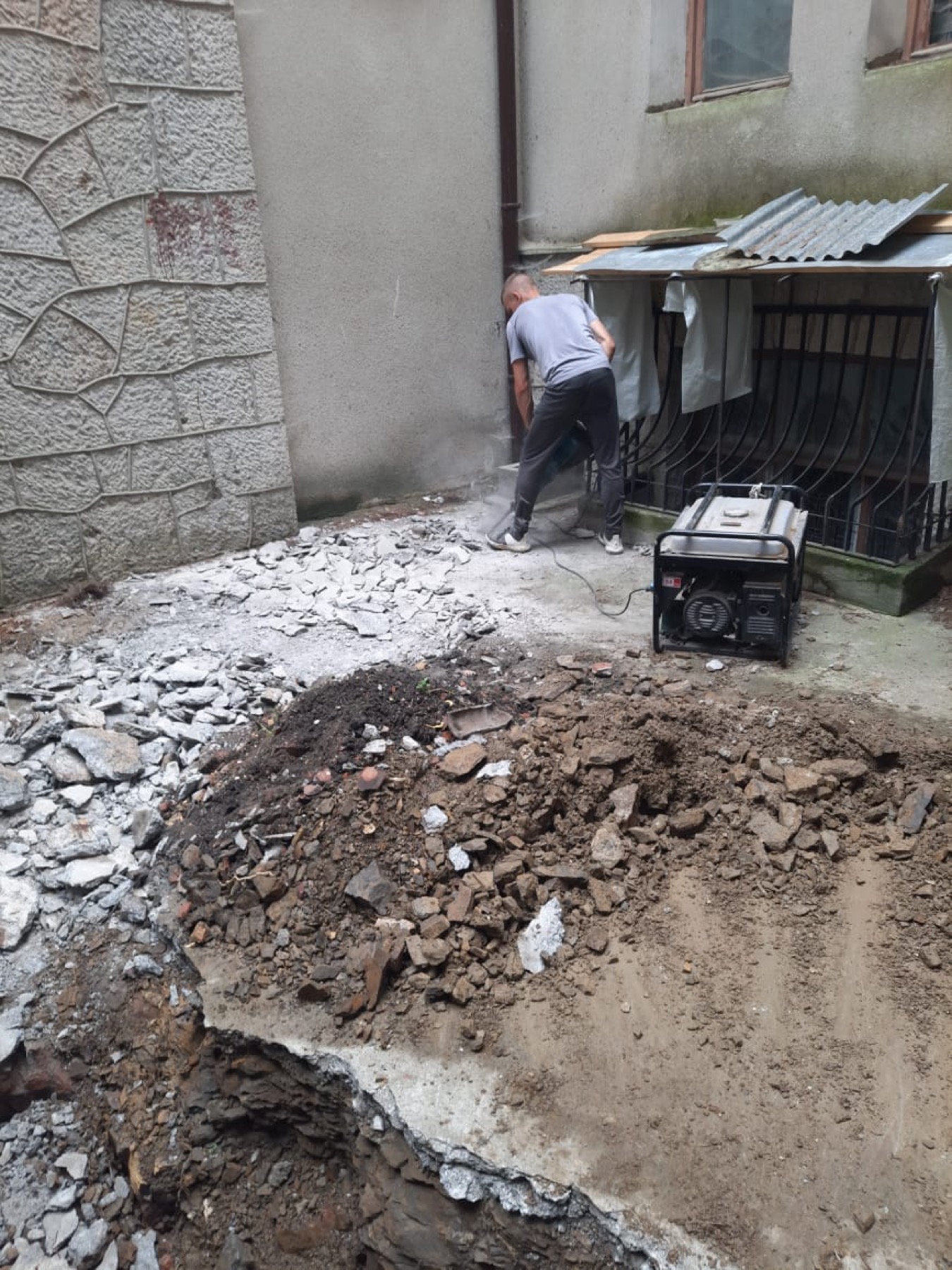 Усадьба Водарской — этап работ